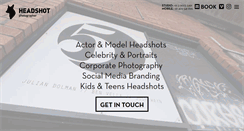 Desktop Screenshot of headshotphotographer.com.au
